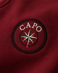 COMPASS SWEATER BORDEAUX