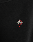 CAPO SWEATER STAR CHEST BLACK