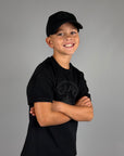 JUNIOR TONAL PUFF TEE BLACK