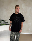 OVERSIZED TONAL PUFF TEE BLACK