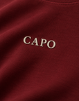 REGULAR CAPO TEE BORDEAUX