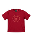 JUNIOR TONAL PUFF TEE BORDEAUX