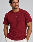 REGULAR CAPO TEE BORDEAUX
