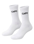 CAPO GYM SPORT SOCKS TWO-PACK WHITE