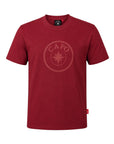 OVERSIZED TONAL PUFF TEE BORDEAUX
